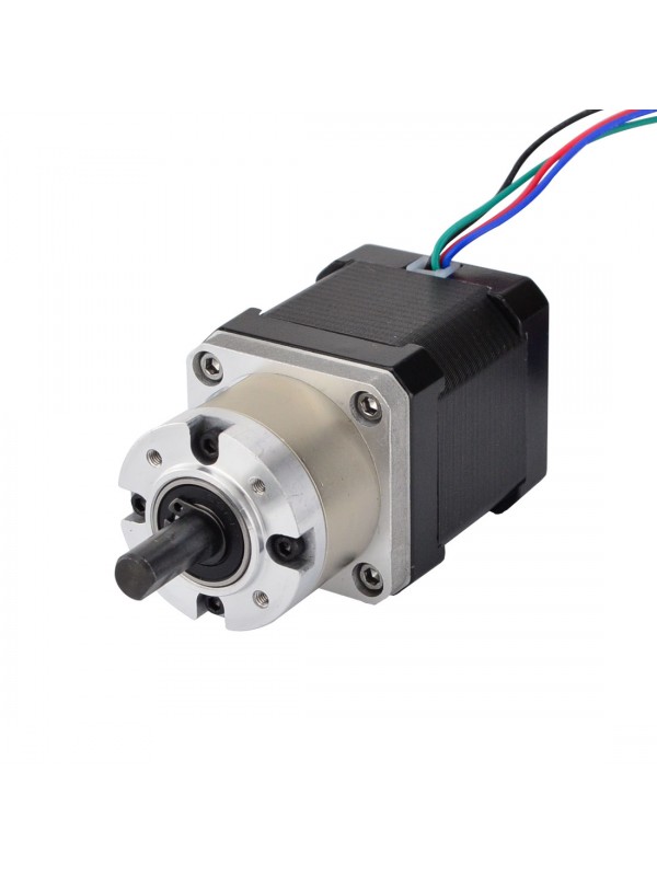 Stepperonline Nema 17 Geared Stepper Motor Bipolar L48mm W Gear Ratio 51 Planetary Gearbox 1617